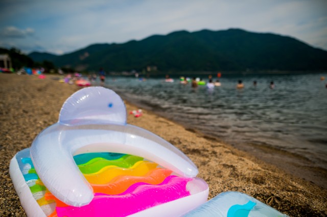 湖水浴の様子